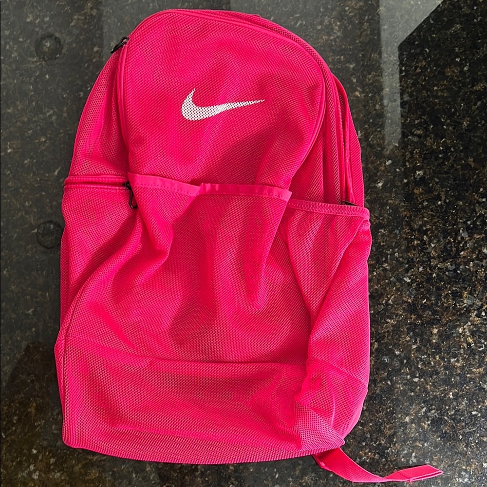 Nike Fuchsia Mesh Backpack